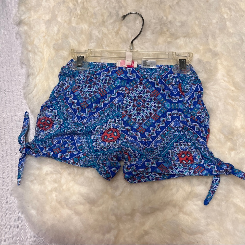 GIANI BINI BLUE SHORTS SIDE TIES